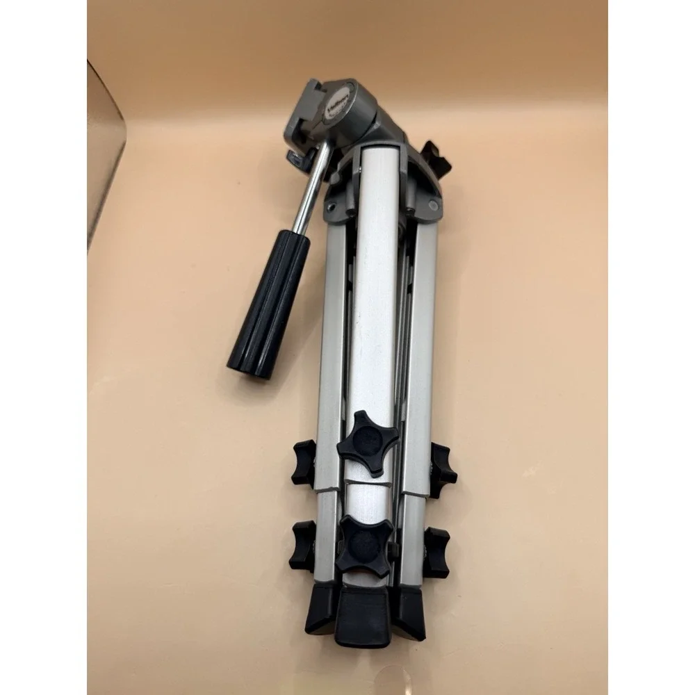 Velbon Camera Tripod Mini II 2 Adjustable Heavy Duty Pan Tilt 3 Way‎ Extend  VTG